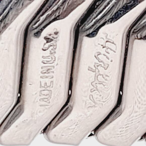 Vintage Airflex Rhinestone Bracelet, Wide Stretch Band, Made in USA, Mid-Century - Picture 4 of 8